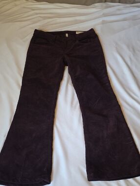 Rag & Bone Women's Flare Pants - Burgundy -  Elephant Bell Bottom Flare